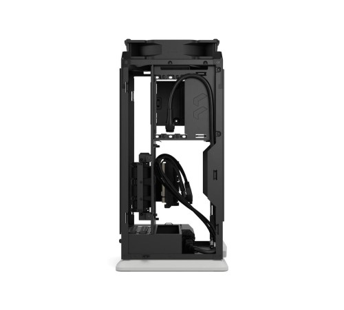 Корпус без блока питания/ Case Fractal Design Mood, Mini-Tower, 1x180mm, 2xUSB-A 3.0 + 1xUSB 3.2 Type-C, SFX PSU Support, mITX Light Gray