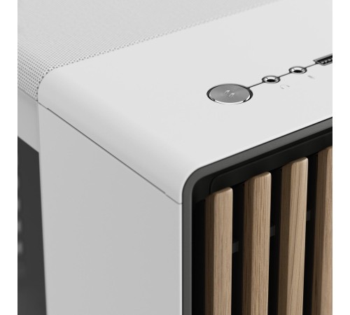 Корпус ПК без блока питания/ Case Fractal Design North XL TG Dark Tint, Full-Tower, 3x140mm, 2xUSB-A 3.2 + 1xUSB 3.2 Type-C E-ATX, ATX, mATX, mITX Wood panel, Chalk White