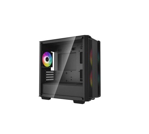 корпус Deepcool CC360 ARGB без БП, боковое окно (закаленное стекло), черный, mATX (R-CC360-BKAPM3-G-1)