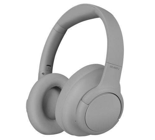 Беспроводные стереонаушники с микрофоном SVEN AP-B800MV, серый (Bluetooth, hybrid ANC, APP, 4 mics 500mAh) Беспроводные стереонаушники с микрофоном SVEN AP-B800MV, серый (Bluetooth, hybrid ANC, APP, 4 mics 500mAh)