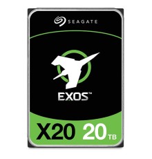 Жесткий диск Seagate Exos X20 HDD SATA 20Tb, 7200 rpm, 256Mb buffer, 512e/4Kn, CMR, ST20000NM007D, 1 year