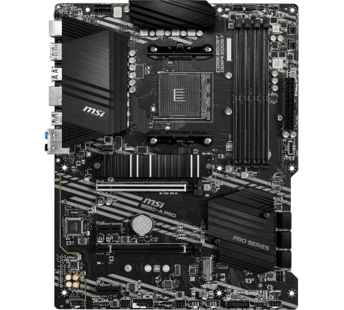 Материнская плата/ MB MSI AMD B550 sAM4, 4xDDR4(128GB), HDMI 2.1/DP, 1xPCIe 4.0x16, 1xPCIe 3.0x16, 2xPCIe 3.0, 1xLAN, 6xSATA 6Gb/s, 2xM.2, 1xUSB-C, 3xUSB 3.2, 4xUSB 2.0, 1xPS/2, ATX Материнская плата/ MB MSI AMD B550 sAM4, 4xDDR4(128GB), HDMI 2.1/DP, 1xPCIe 4.0x16, 1xPCIe 3.0x16, 2xPCIe 3.0, 1xLAN, 6xSATA 6Gb/s, 2xM.2, 1xUSB-C, 3xUSB 3.2, 4xUSB 2.0, 1xPS/2, ATX