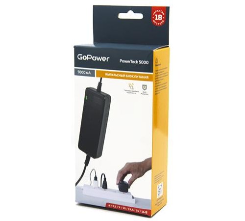Блок питания GoPower PowerTech 5000 универсальн. импульсный (1/20) Блок питания GoPower PowerTech 5000 универсальн. импульсный (1/20)
