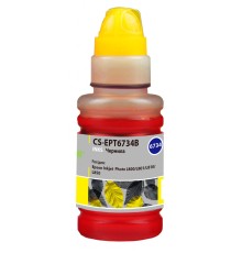 -/ Чернила Cactus CS-EPT6734 T6734 желтый 100мл для Epson L800/L810/L850/L1800