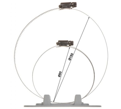 Крепление на столб DAHUA DH-PFA152-E, Pole Mount Bracket