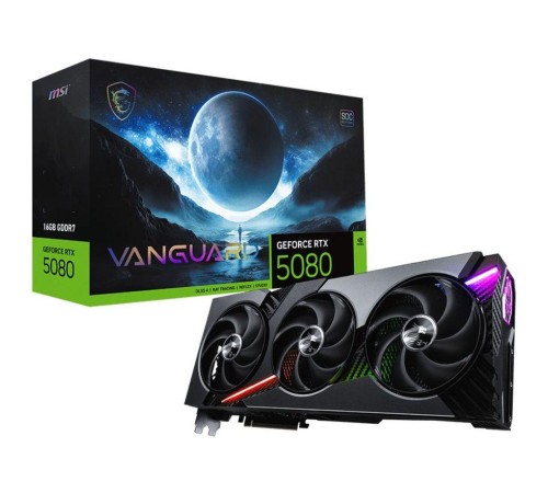 Видеокарта/ GeForce RTX 5080 16G VANGUARD SOC Видеокарта/ GeForce RTX 5080 16G VANGUARD SOC