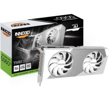 Видеокарта INNO3D RTX 5060 Ti Twin X2 OC WHITE//RTX5060Ti, HDMI, DP*3, 16G,D7