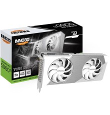 Видеокарта INNO3D RTX 5060 Ti Twin X2 OC WHITE//RTX5060Ti, HDMI, DP*3, 16G,D7