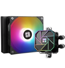Система жидкостного охлаждения/ Water Cooling System Thermalright Aqua Elite 120 V3 (120mm, Black, ARGB/ Fans: 1x120mm, 66.17CFM, 25.6dBA, 1500RPM/ Pump height 53mm, 23dBA, 3300RPM, Rad thickness 27mm/ S: 1700, 1200, 20XX, 115X, AM5, AM4)