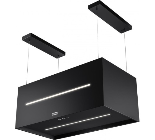 Вытяжка Franke FMAS BK EXTRA MATT F80 KL/ Best, Потолочная декоративная вытяжка Maris FMAS BK EXTRA MATT F80 KL, черный матовый, ширина - 800 мм, 3 скорости + интенсивный режим