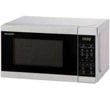Микроволновая печь Sharp/ 20 л, 800 Вт,эмаль,серебристый, 440x258x324мм