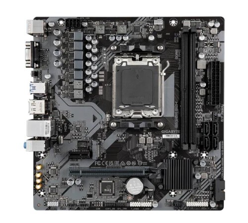 Материнская плата GIGABYTE B650M S2H, AM5, B650, 2*DDR5, 4*SATA, 1*M.2, 2*USB 3.2, 4*USB 2.0, 1*PCIx16, 1*PCIx1, DP+HDMI, mATX