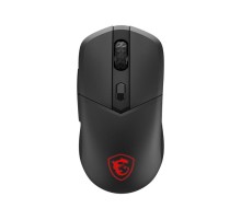 мышь беспроводная Mouse MSI VERSA 300, Wireless, 60g, DPI 8000, Symmetrical design, black