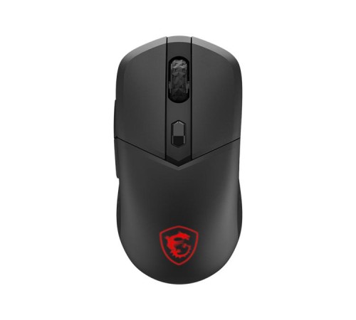 мышь беспроводная Mouse MSI VERSA 300, Wireless, 60g, DPI 8000, Symmetrical design, black