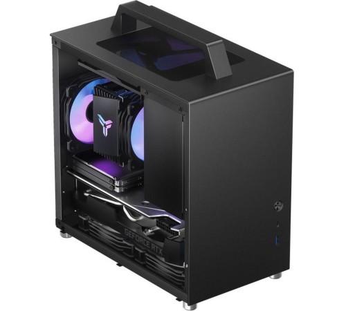 Корпус без блока питания/ Case JONSBO T8 PLUS, Mini-Tower, TG, 1x140mm, 1xUSB-A 3.2 + 1xUSB-C 3.2, mITX Black Корпус без блока питания/ Case JONSBO T8 PLUS, Mini-Tower, TG, 1x140mm, 1xUSB-A 3.2 + 1xUSB-C 3.2, mITX Black