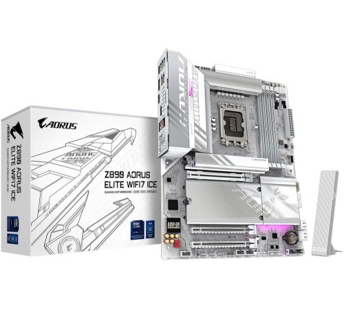 Материнская плата/ Z890M A ELITE WF7 ICE Материнская плата/ Z890M A ELITE WF7 ICE