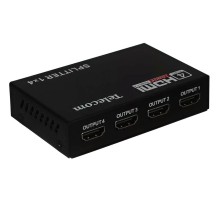 Разветвитель/ Разветвитель HDMI 1=>4 , каскадируемый , 1.4v+3D Telecom <TTS5020>