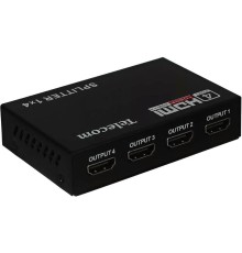 Разветвитель/ Разветвитель HDMI 1=>4 , каскадируемый , 1.4v+3D Telecom <TTS5020>