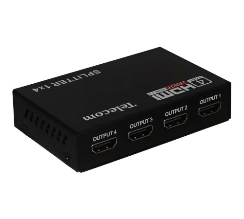 Разветвитель/ Разветвитель HDMI 1=>4 , каскадируемый , 1.4v+3D Telecom <TTS5020>