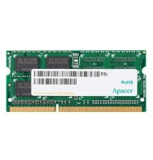 Оперативная память Apacer  DDR3   4GB  1600MHz SO-DIMM (PC3-12800) CL11 1.5V (Retail) 512*8  3 years (AS04GFA60CATBGC/DS.04G2K.KAM)