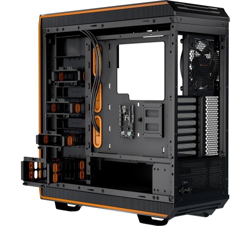 Корпус ПК без блока питания/ Case be quiet! DARK BASE PRO 900 rev.2, Full-Tower, TG, 3x140mm, 3xUSB-A 3.2, 1xUSB 3.2 Type-C, E-ATX, ATX, mATX, mITX Black/Orange