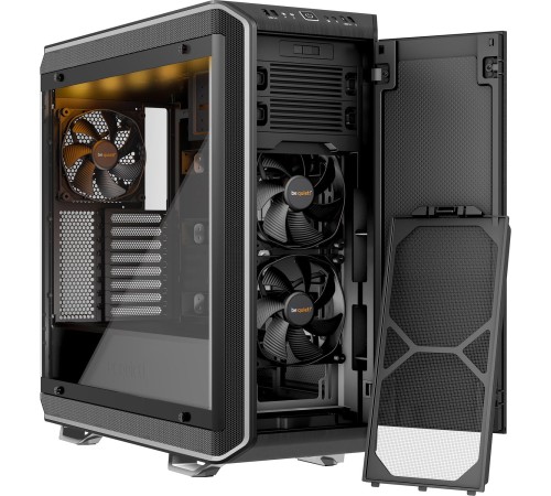 Корпус ПК без блока питания/ Case be quiet! DARK BASE PRO 900 rev.2, Full-Tower, TG, 3x140mm, 3xUSB-A 3.2, 1xUSB 3.2 Type-C, E-ATX, ATX, mATX, mITX Black/Silver
