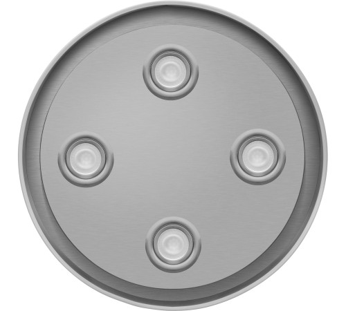 Вытяжка/ Кухонная вытяжка LEE ISLA (sensor) 39 INOX, островная, потолочный монтаж, цилиндрическая, 38 см, 1000 м3/ч, 4 скорости, сенсорное управление, энергоэффективность В, цвет нерж. сталь