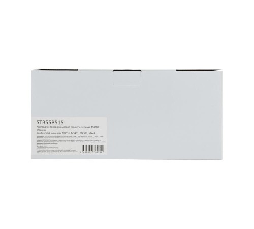Картридж Fplus черный, 15000 стр. для Lexmark MS331, MS431, MX331, MX431 (аналог 55B5H0E), для F+  M40adn3L, Fplus MB401/MB402, PB401