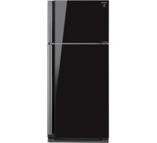 Холодильник Sharp/ Холодильник. 185 см. No Frost. A+ Черное стекло