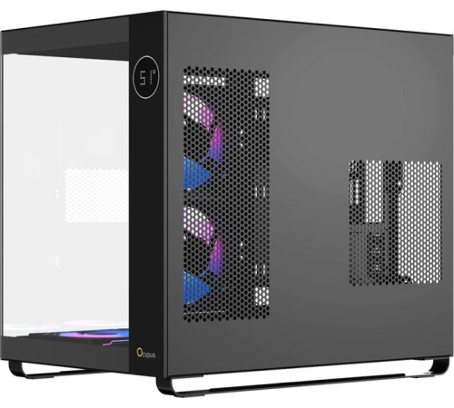 корпус Ocypus Iota C70 BK ARGB, ATX, Type-C(3.1)*1, USB3.0*2, BOTTOM 3x120mm ARGB, REAR 1x120mm ARGB, MB SIDE 2x120mm ARGB (незначительное повреждение коробки)