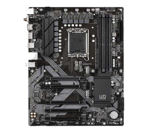 Материнская плата/ MB GIGABYTE INTEL B760 s1700, 4xDDR5(192GB), HDMI 2.0/DP, 1xPCIe 4.0x16, 4xPCIe 3.0x16, 1xLAN, 4xSATA 6Gb/s, 2xM.2, 1xUSB-C, 1xUSB 3.2, 4xUSB 2.0, 1xPS/2, ATX Материнская плата/ MB GIGABYTE INTEL B760 s1700, 4xDDR5(192GB), HDMI 2.0/DP, 1xPCIe 4.0x16, 4xPCIe 3.0x16, 1xLAN, 4xSATA 6Gb/s, 2xM.2, 1xUSB-C, 1xUSB 3.2, 4xUSB 2.0, 1xPS/2, ATX
