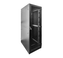 Шкаф ЦМО Шкаф серверный напольный 36U (600  1000) дверь перфорированная 2 шт., чёрный