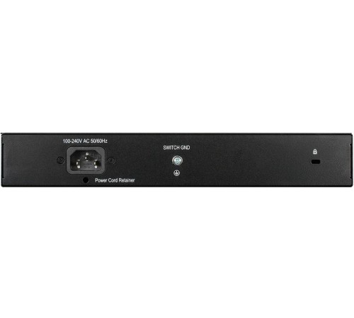 Коммутатор/ DGS-1008MP/B Unmanaged Switch 8x1000Base-T PoE, PoE Budget 125W, metal case