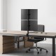 ONKRON кронштейн для двух мониторов 13"-34" настольный, чёрный D208E