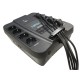 ИБП Powercom SPD-550U LCD USB, ID(1456259), 550VA/330W, Линейно-интерактивный, аппроксимированная синусоида, USB, 4xEURO(bat) 4xEURO(protect), LCD, RJ45/11, USB ЗУ
