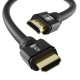 GCR Кабель 0.5m HDMI 2.1, черный, 8K 60Hz, 4K 144Hz, динамический HDR, 4:4:4, Ultra HD, 48.0 Гбит/с, 2 Х экран, армирование, GCR-55549