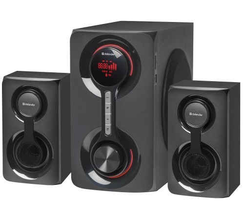 Defender Акустическая 2.1 система Tornado 60Вт, Bluetooth, FM/MP3/SD/USB