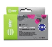 -/ Картридж струйный Cactus CS-EPT1293 T1293 пурпурный (10мл) для Epson B42/BX305/BX305F/BX320/BX525/BX