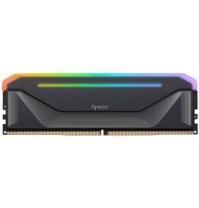 Оперативная память Apacer  DDR5  16GB  5200MHz DIMM NOX RGB Black Gaming Memory (PC5-41600) CL40 1.25V (Retail) 2048*8  Heat Sink (Retail) 3 years (AH5U16G52C522NBAA-1)