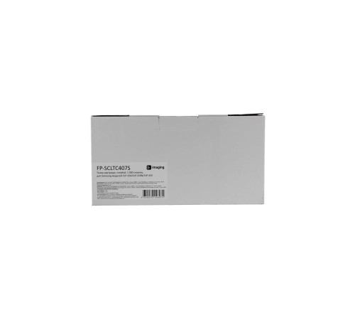 Тонер-картридж F+ imaging, голубой, 1 000 страниц, для Samsung моделей CLP-320/CLP-320N/CLP-325 (аналог CLT-C407S), FP-SCLTC407S