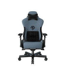 Кресло игровое Anda Seat T-Pro 2, цвет синий/чёрный, размер XL (200 кг), материал ткань (модель AD12) (Мятая упаковка)