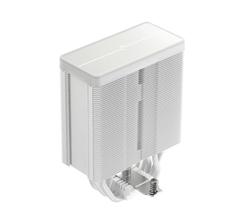 Кулер для процессора DEEPCOOL AG500 WH ARGB V2 LGA1700/1200/115X/AM5/AM4 (12шт/кор, TDP 240W, PWM, ARGB Fan 120mm, 5 тепл. трубок, белый) RET (R-AG500-WHAMMN-GJD)