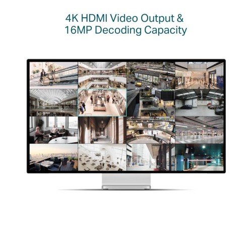 Сетевой видеорегистратор/ 16 Channel PoE+ Network Video Recorder