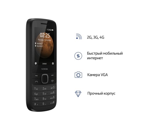 NOKIA 225 DS TA-1276 BLACK NOKIA 225 DS TA-1276 BLACK