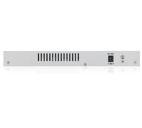 Коммутатор Smart L2 коммутатор PoE+ Zyxel GS1200-8HP v2, 8xGE (4xPoE+), настольный, бесшумный, с поддержкой VLAN, IGMP, QoS и Link Aggregation, бюджет PoE 60 Вт