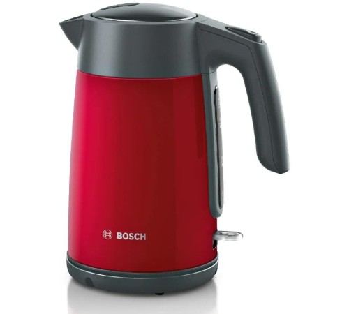 Электрический чайник Bosch/ Электрический чайник Bosch, объем 1.7 л, закрытая спираль, индикация включения, индикация уровня воды, встроенный фильтр, автоматическое отключение при закипании, защита от перегрева, мощность 2400 Вт, цвет красный Электрический чайник Bosch/ Электрический чайник Bosch, объем 1.7 л, закрытая спираль, индикация включения, индикация уровня воды, встроенный фильтр, автоматическое отключение при закипании, защита от перегрева, мощность 2400 Вт, цвет красный