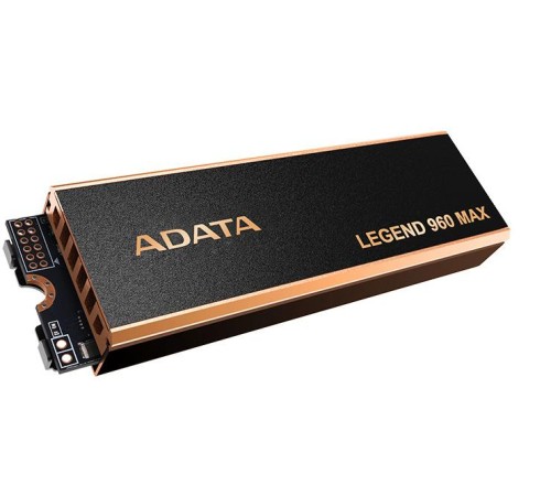 Твердотельный накопитель/ ADATA SSD LEGEND 960 MAX, 2000GB, M.2(22x80mm), NVMe 1.4, PCIe 4.0 x4, 3D NAND, R/W 7400/6800MB/s, IOPs 750 000/630 000, DRAM buffer 2000MB, TBW 1560, DWPD 0.43, with BIG Heat Spreader (5 лет) Твердотельный накопитель/ ADATA SSD LEGEND 960 MAX, 2000GB, M.2(22x80mm), NVMe 1.4, PCIe 4.0 x4, 3D NAND, R/W 7400/6800MB/s, IOPs 750 000/630 000, DRAM buffer 2000MB, TBW 1560, DWPD 0.43, with BIG Heat Spreader (5 лет)