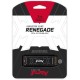 Твердотельный накопитель/ Kingston SSD Fury Renegade, 1000GB, M.2(22x80mm), NVMe, PCIe 4.0 x4, 3D TLC, R/W 7300/6000MB/s, IOPs 900 000/1 000 000, DRAM buffer 1024MB, TBW 1000, DWPD 0.55 (60 мес)