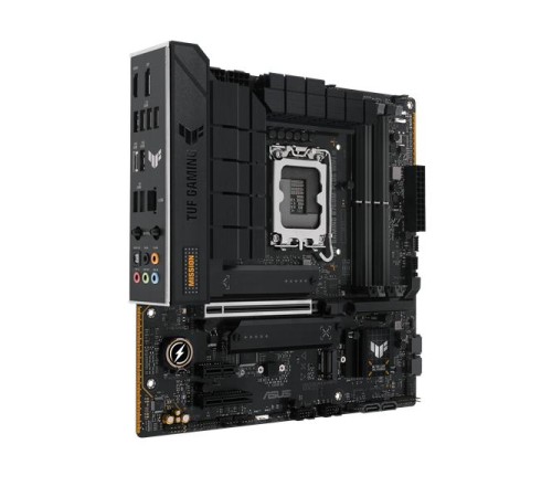 Материнская плата ASUS TUF GAMING B760M-PLUS WIFI II, LGA1700, B760, 4*DDR5, 4*SATA, 3*M.2, 3*USB 3.2, 4*USB 2.0, Type-C, 1*PCIx16, 1*PCIx4, 1*PCIx1, DP+HDMI, mATX; 90MB1HE0-M0EAY0