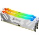 Память оперативная/ Kingston 32GB 6400MT/s DDR5 CL32 DIMM (Kit of 2) FURY Renegade RGB White XMP